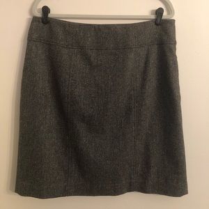 Gray Tweed Banana Republic Skirt